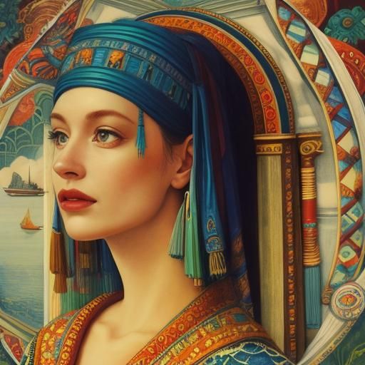 Photorealistic Image of a Wise and Elegant Person