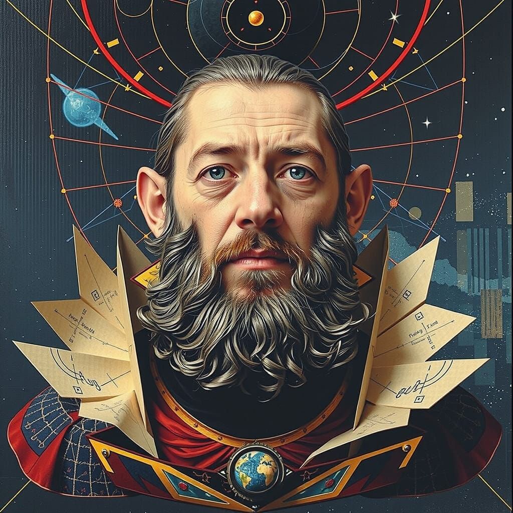 Art Deco Geometric Optical Illusions in Glitch Art Style