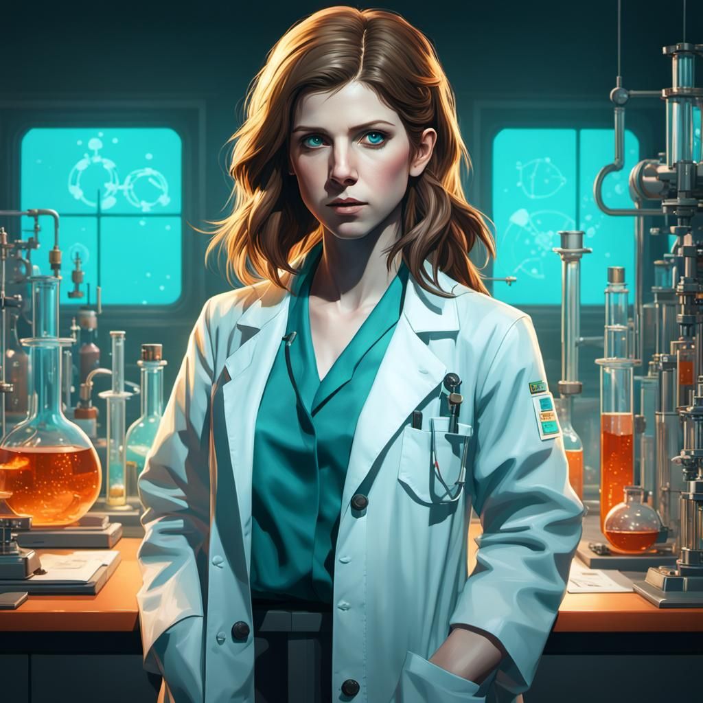 Anna Kendrick as Scientist Concept Art