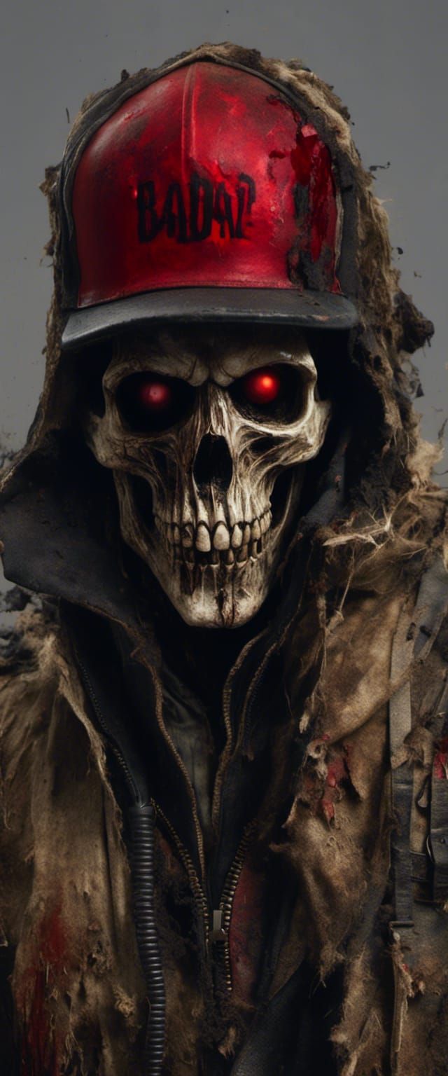 Hyperrealistic Logo for "No Bad DayZ" in Zombie Style