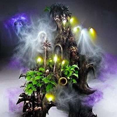 Fantasy Tree Organ: Light and Darkness