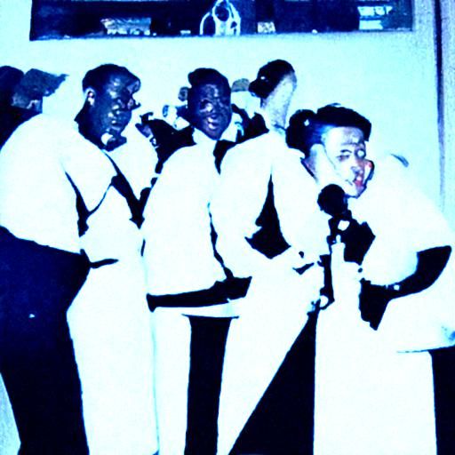 Doo-Wop Band Performing Live, 1950s Photography