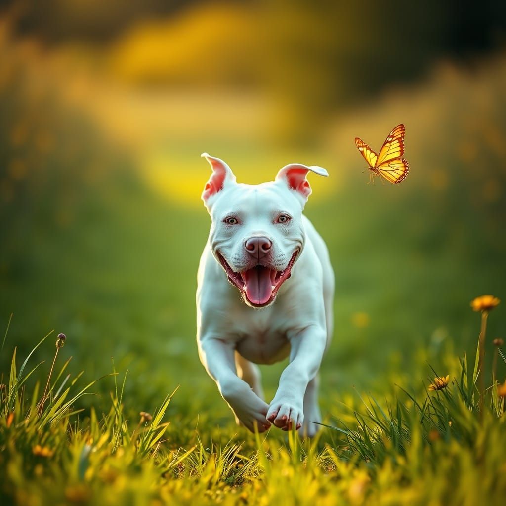 Kane chasing the glowing butterfly