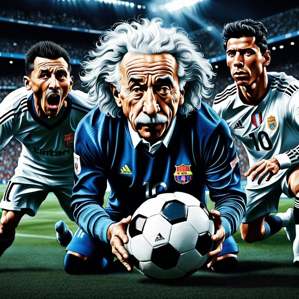 Albert Einstein Football Player
