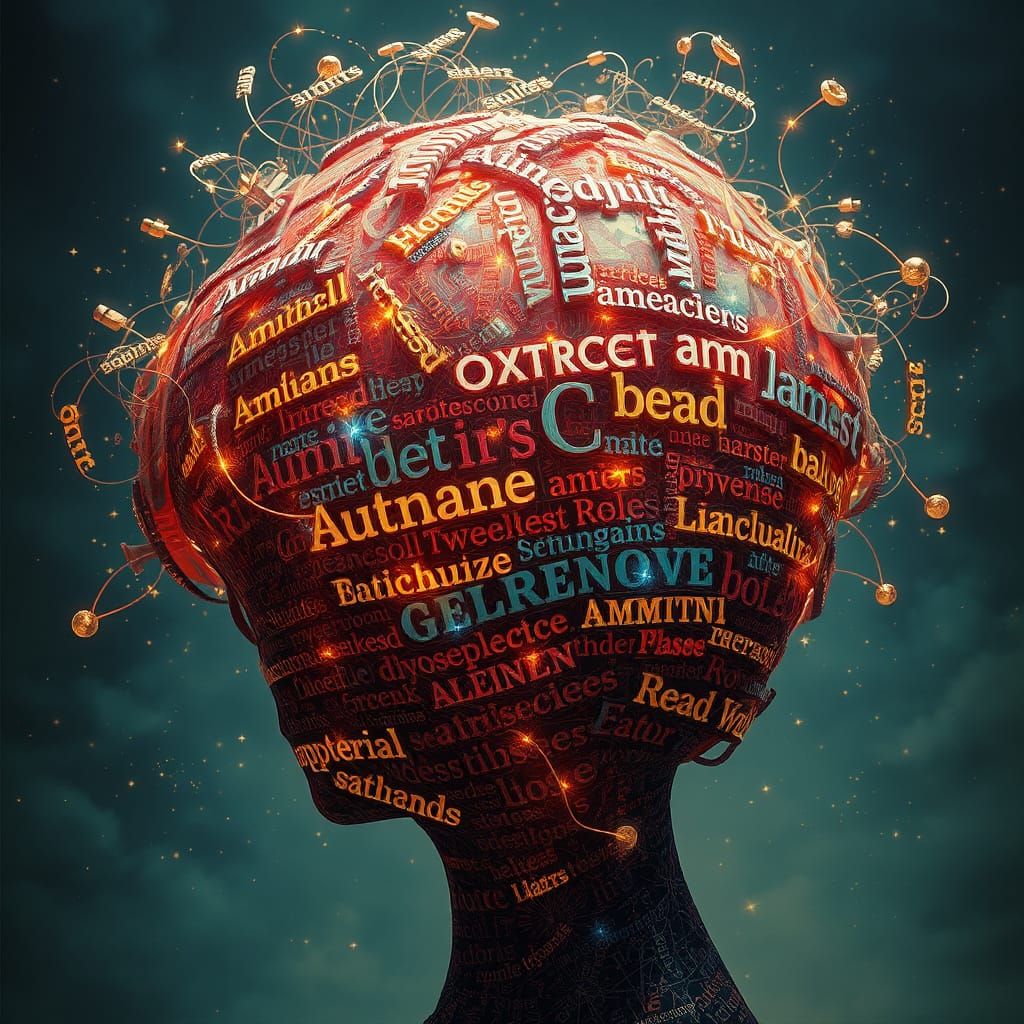 Surreal Hat of Thoughts and Emotions in Dalí Style