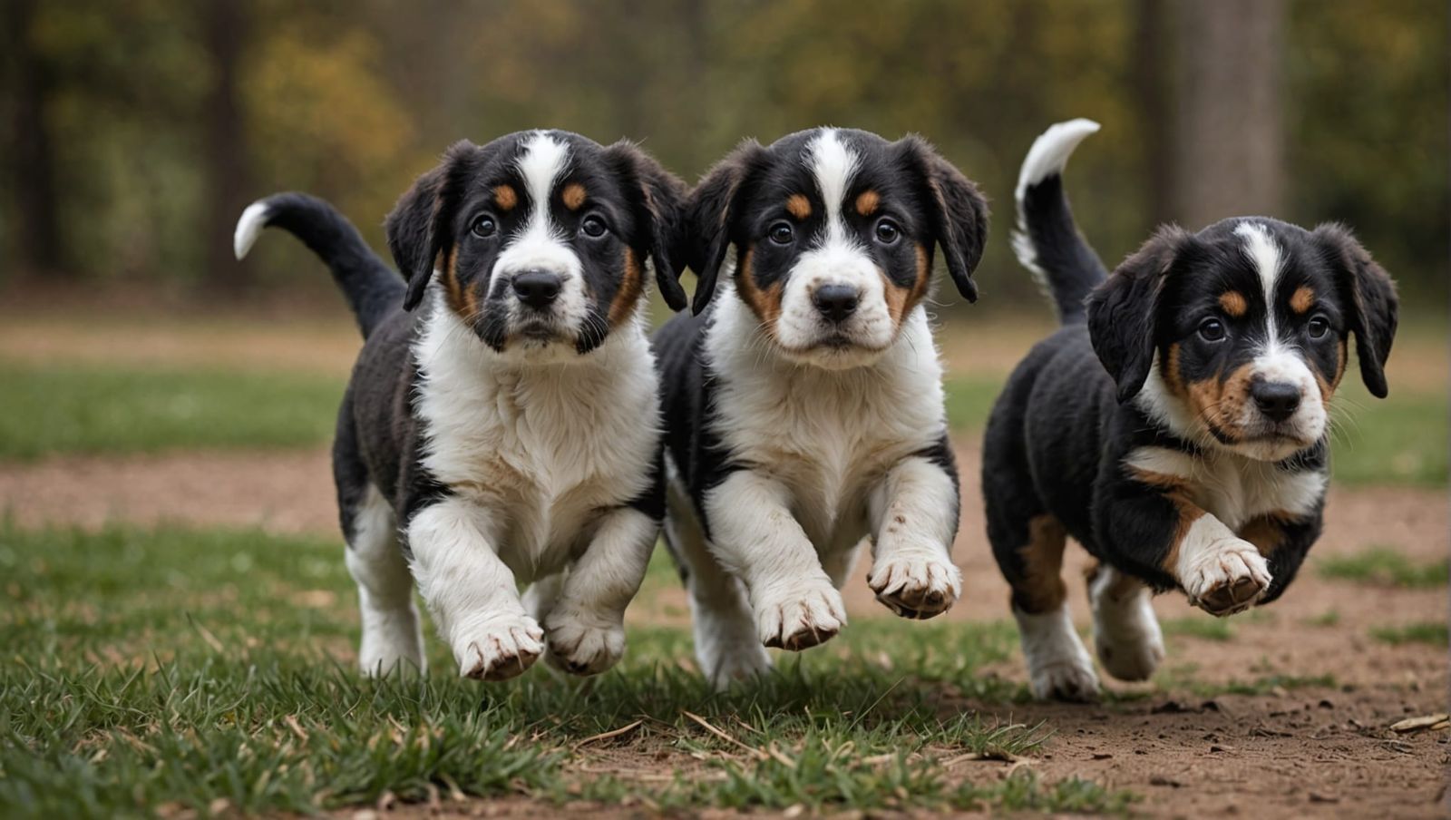 Saint Bernard Dachshund Mix Puppies Portrait