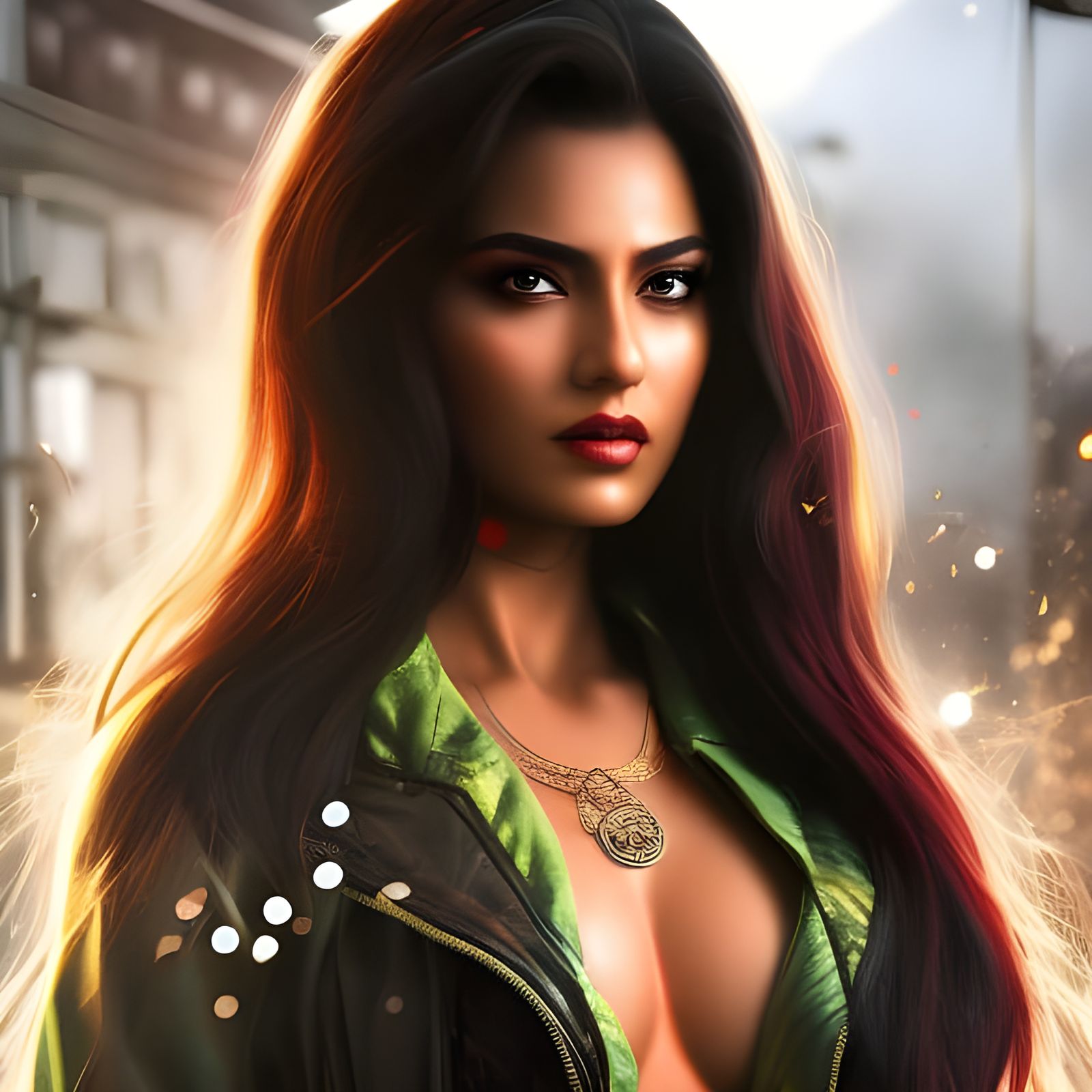 Zara Sheikh as Jubilee: Hyperrealistic Graffiti Art