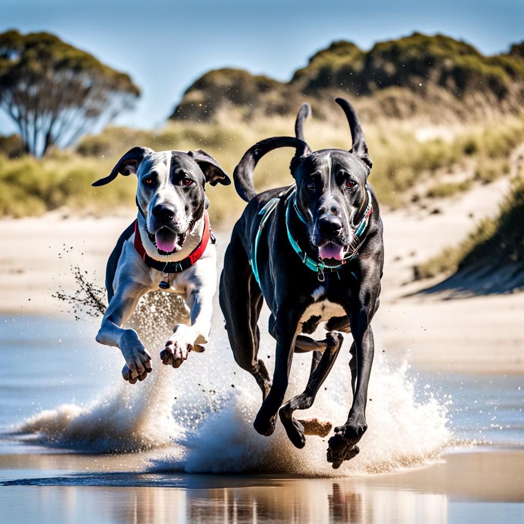 Boyz need their exercise.