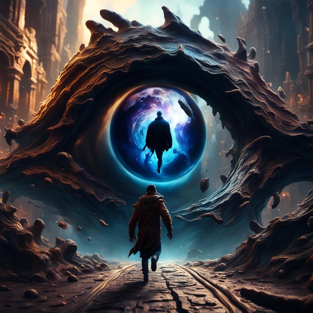 Disembodied Hand Races Eye in Fantasy Art