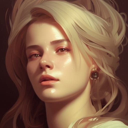 head and shoulders portrait, 8k resolution concept art portrait by Greg Rutkowski, Artgerm, WLOP, Alphonse Mucha dynamic...
