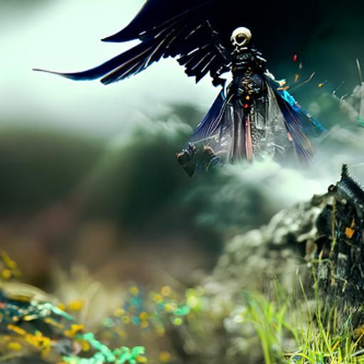 Fantastical Angel of Death Concept Art