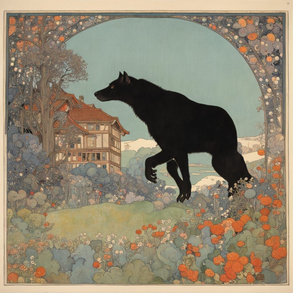 Inspirational Artwork in the Style of Nordic Folk Art