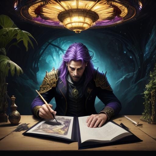 Magical Fantasy Pop-Up Book by Artist: 8K Artstation