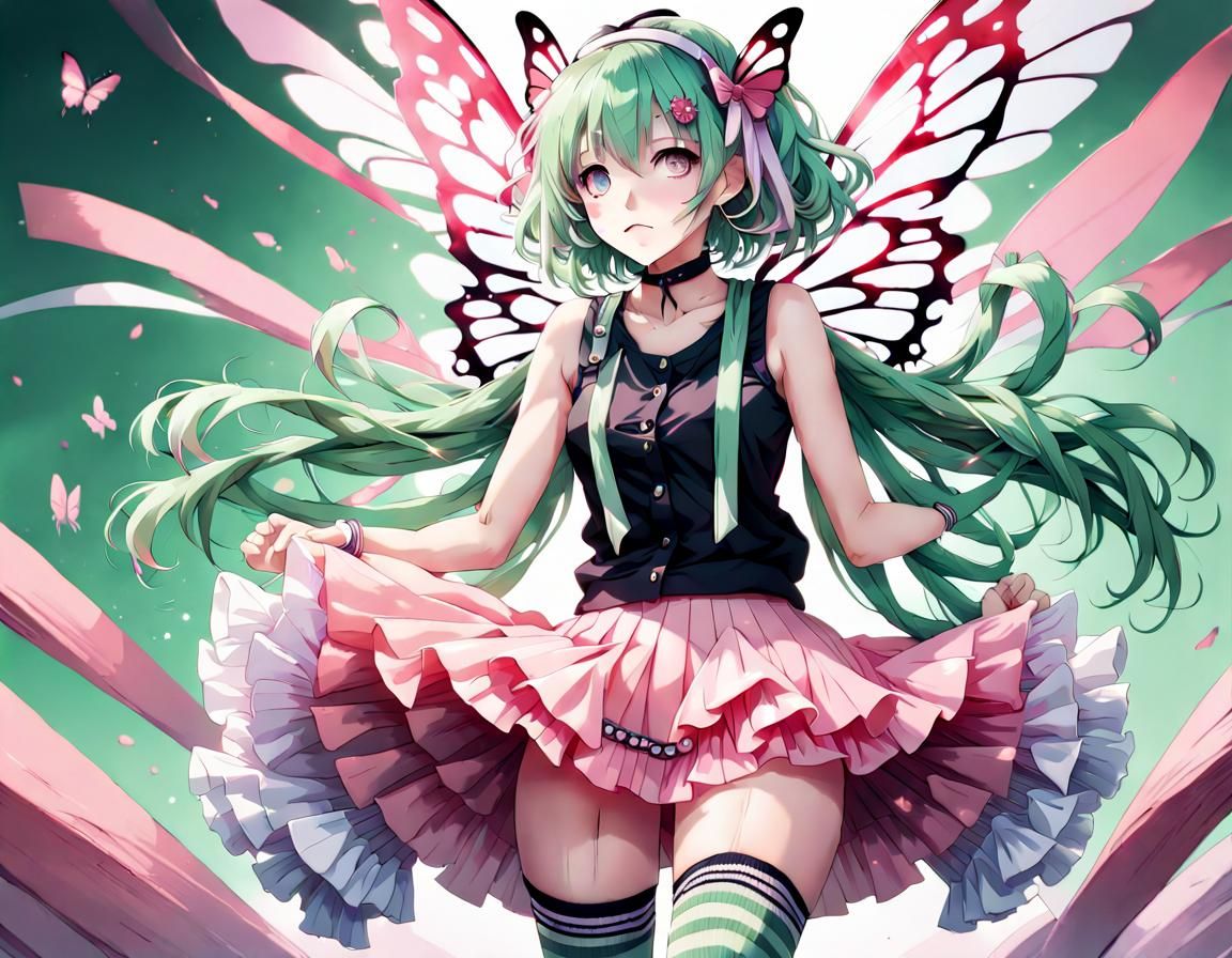 Anime Butterfly Hybrid in 4K HD