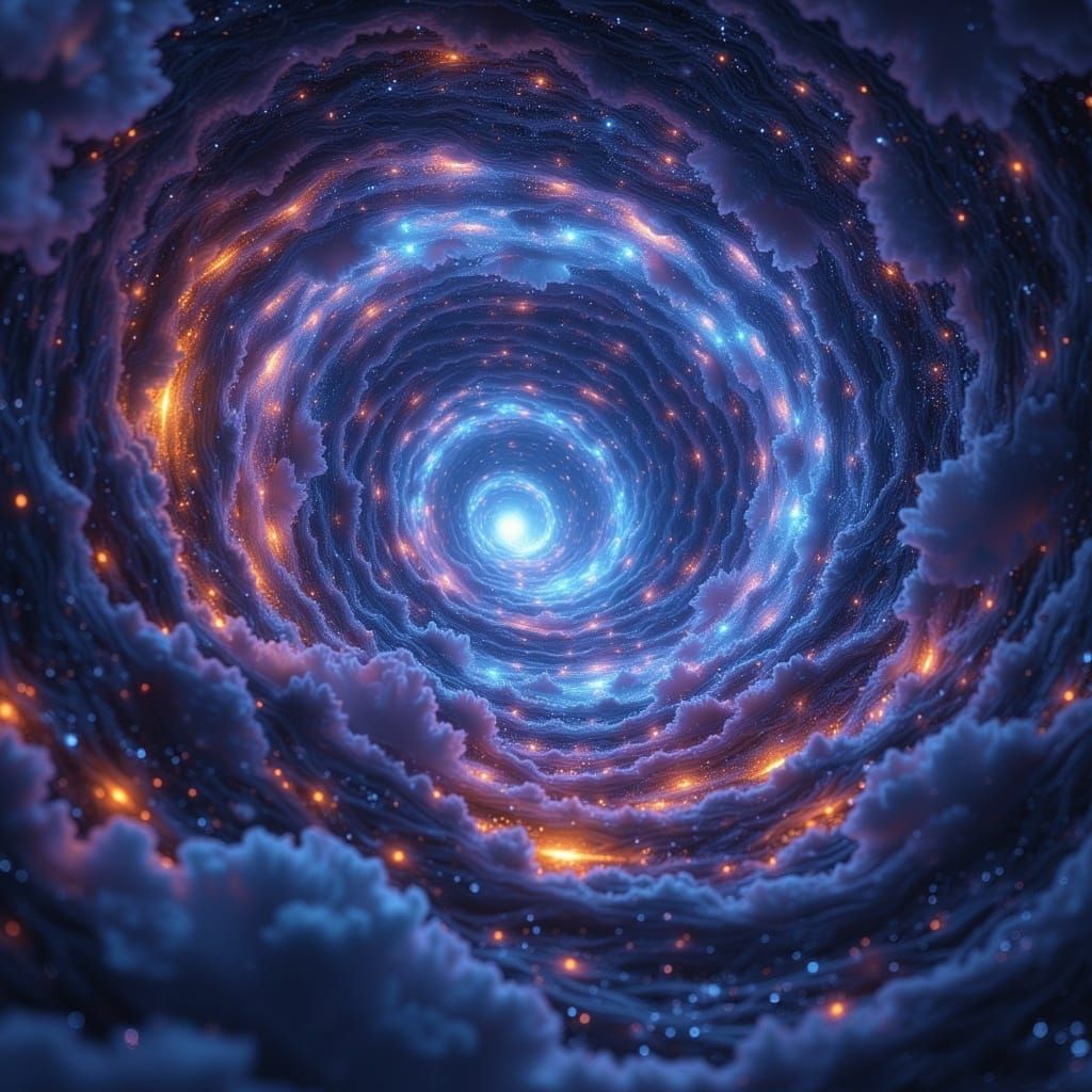 Cosmic Vortex in a Swirling Tunnel