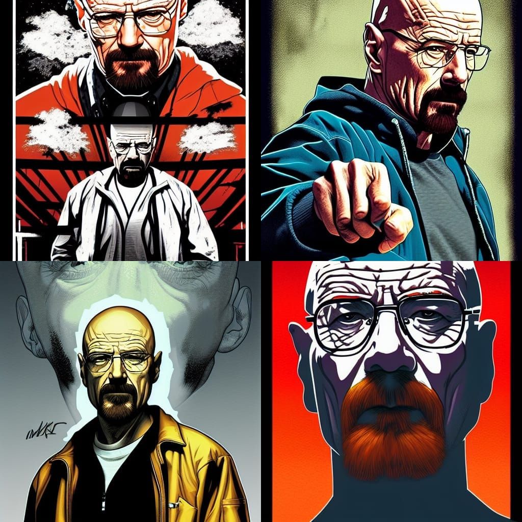 Breaking Bad: Dramatic Comic Book Scene