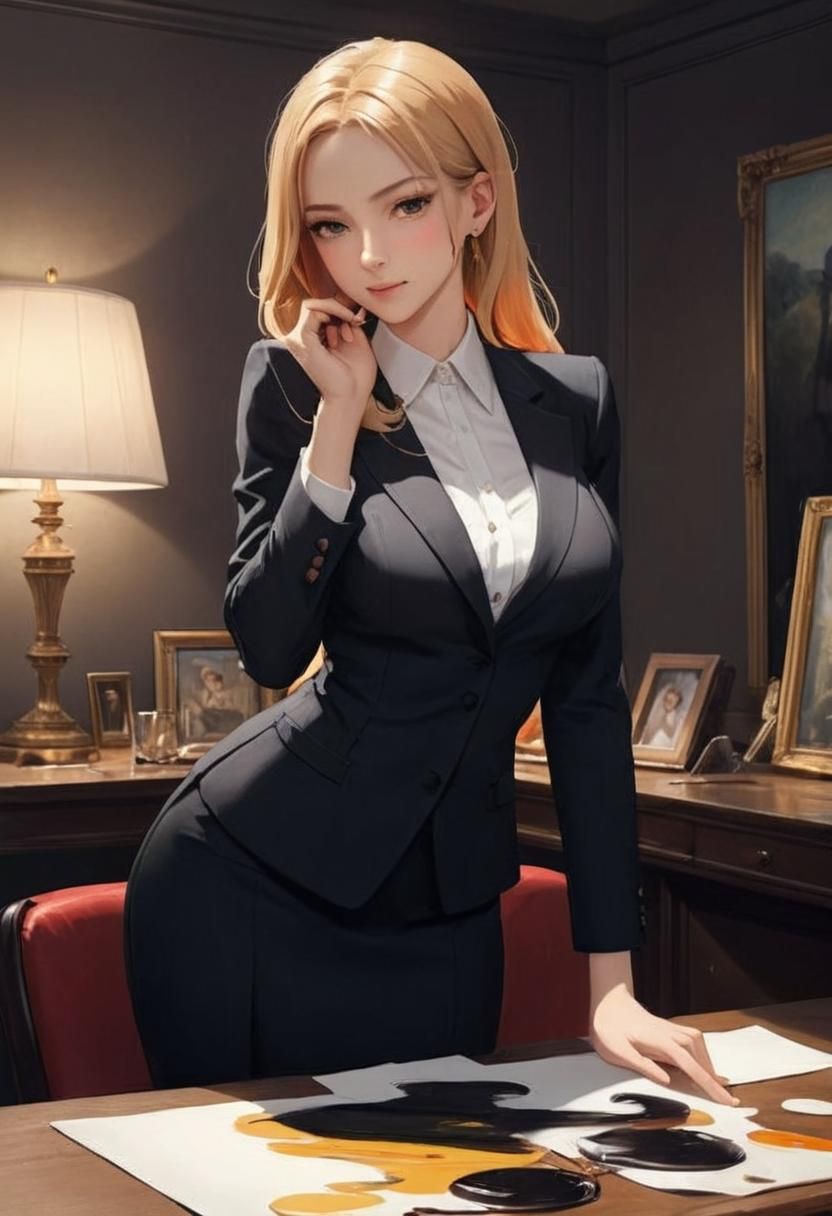 Anime Businesswoman