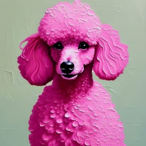 Pink poodle