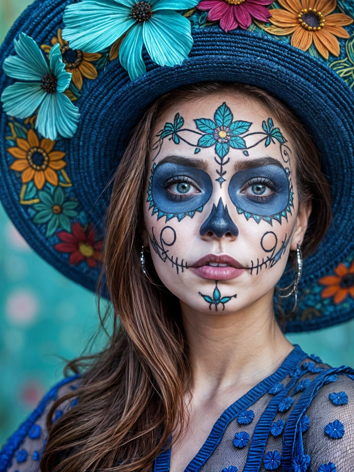 Day of the Dead Catrina Celebration in Mexico