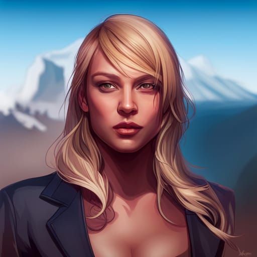 California High-Speed Rail as Art Nouveau Portrait