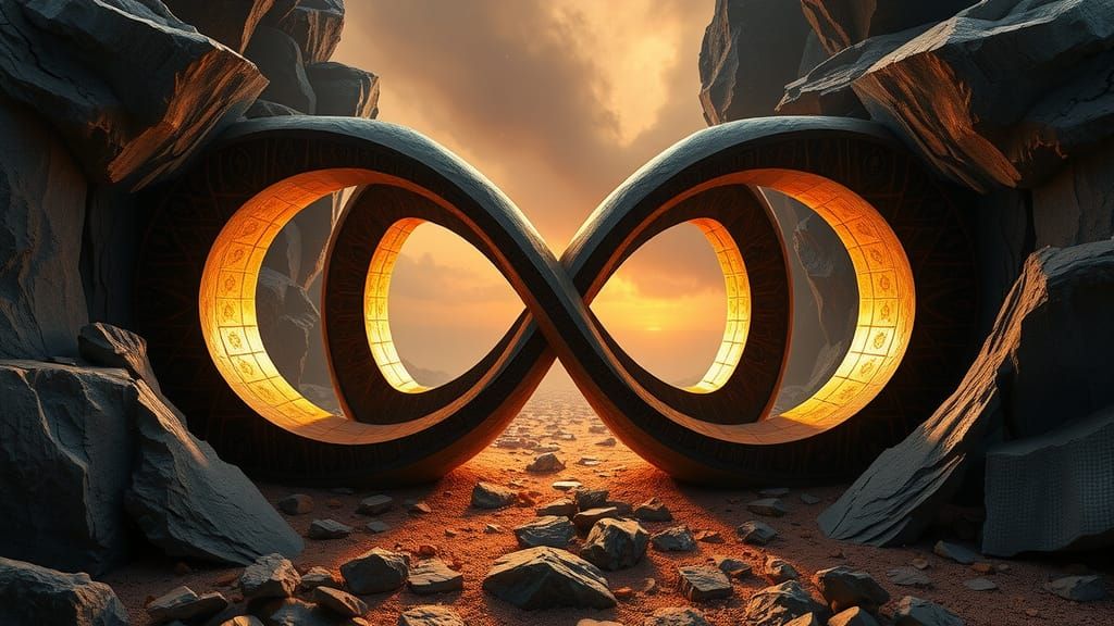 Infinite Portals in Infinity Figure Eights
