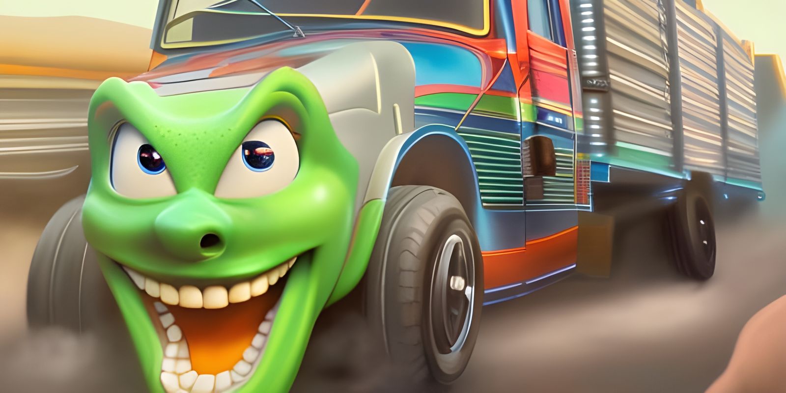 Cars Inspired 3D Render by Pixar and Disney