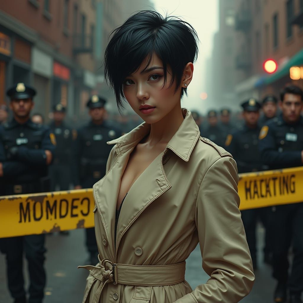 Gritty Boston Portrait in Hyper-Realistic Style