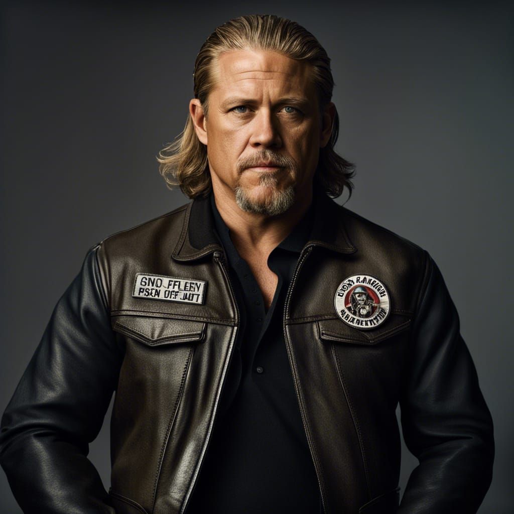Jax Teller Portrait in Realistic Style