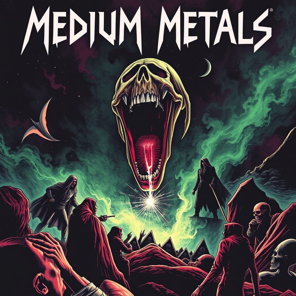 Playlist Cover Art: Extreme Metal Scream