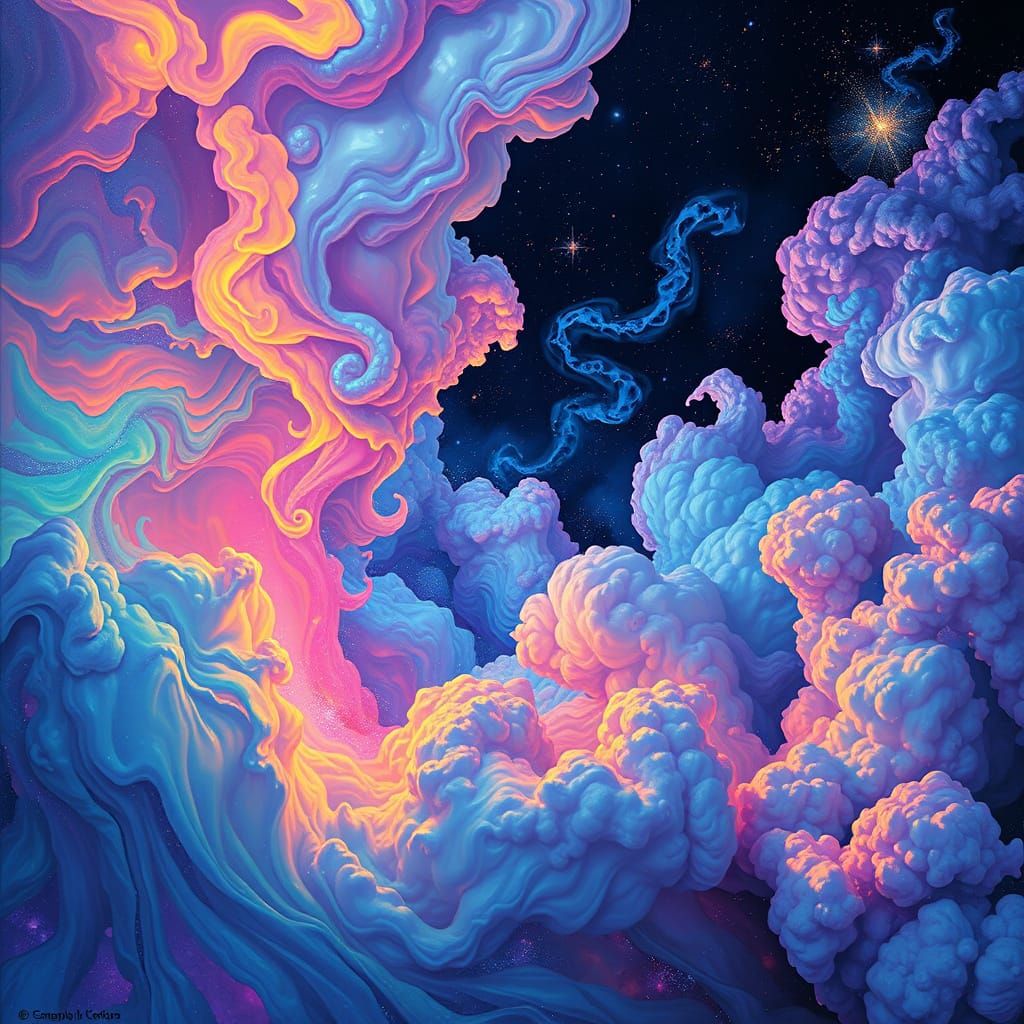 Ethereal Dreamscapes in Vibrant Colors