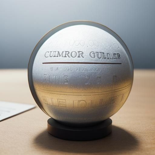 Embossed One-million Guilder Note sphere