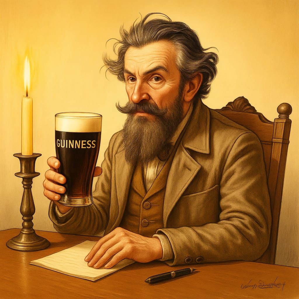 Man in Madhouse in Francisco de Goya Style