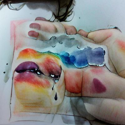 Defenseless Watercolor: A Plea for Love