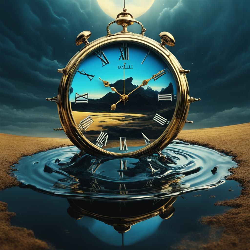 Melting Clock in Surreal Time Transformation