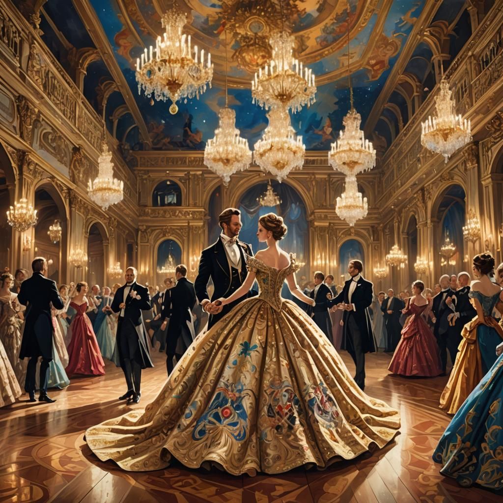 19th century Court Ball in Germany