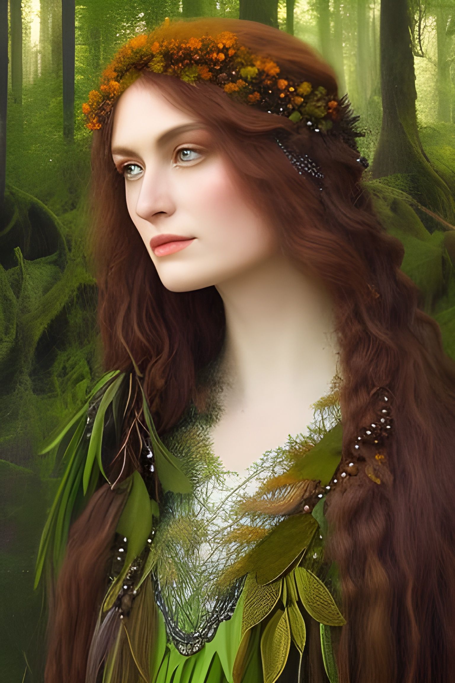 Lady of the deep forest