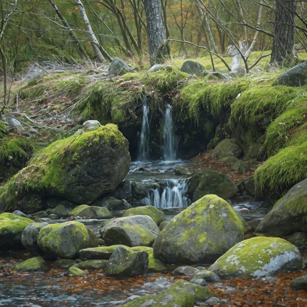 A rocky brook