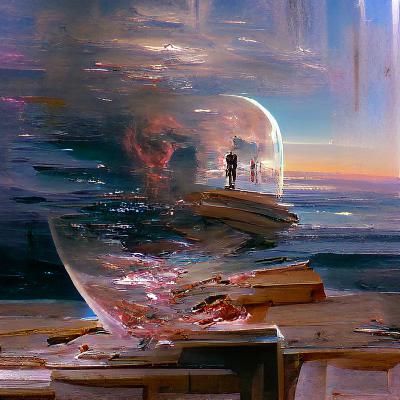 Evocative Oil Painting of Forgetting by Gurney