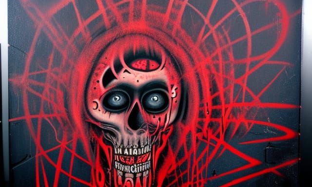 Occult Graffiti in Bold Underground Street Art