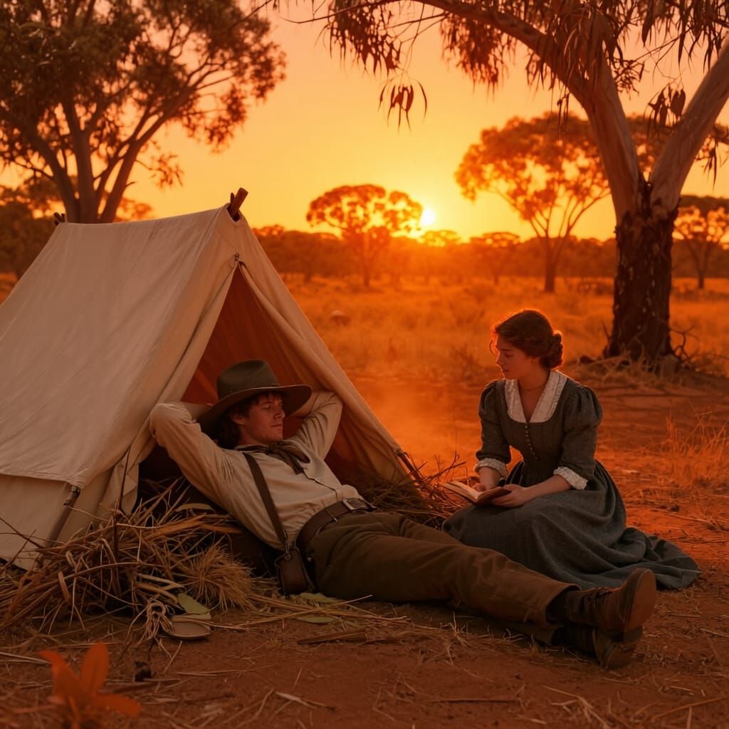 Bushranger's Rest in Colonial Australia