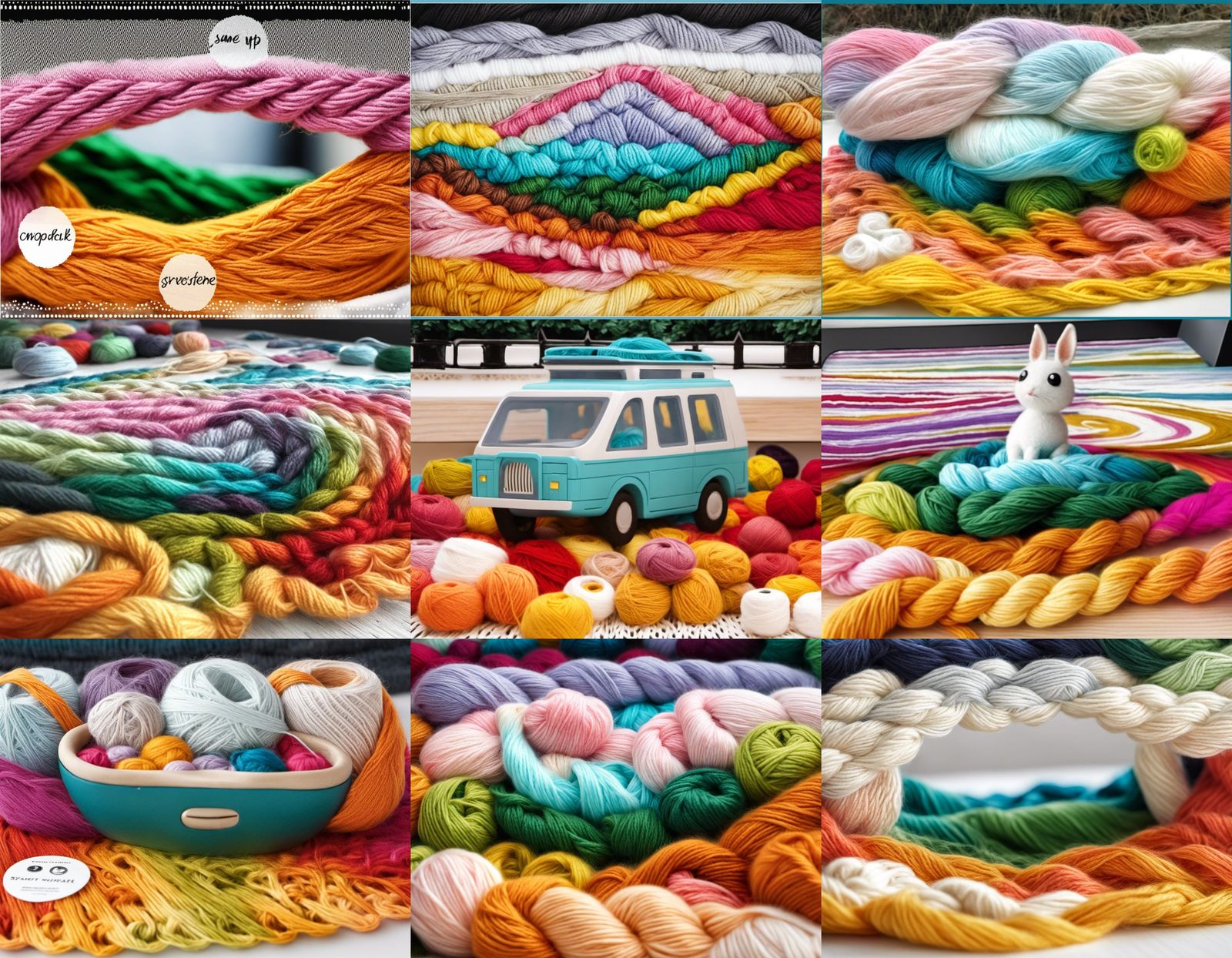 Yarn Art: A Creative Textile Rendering