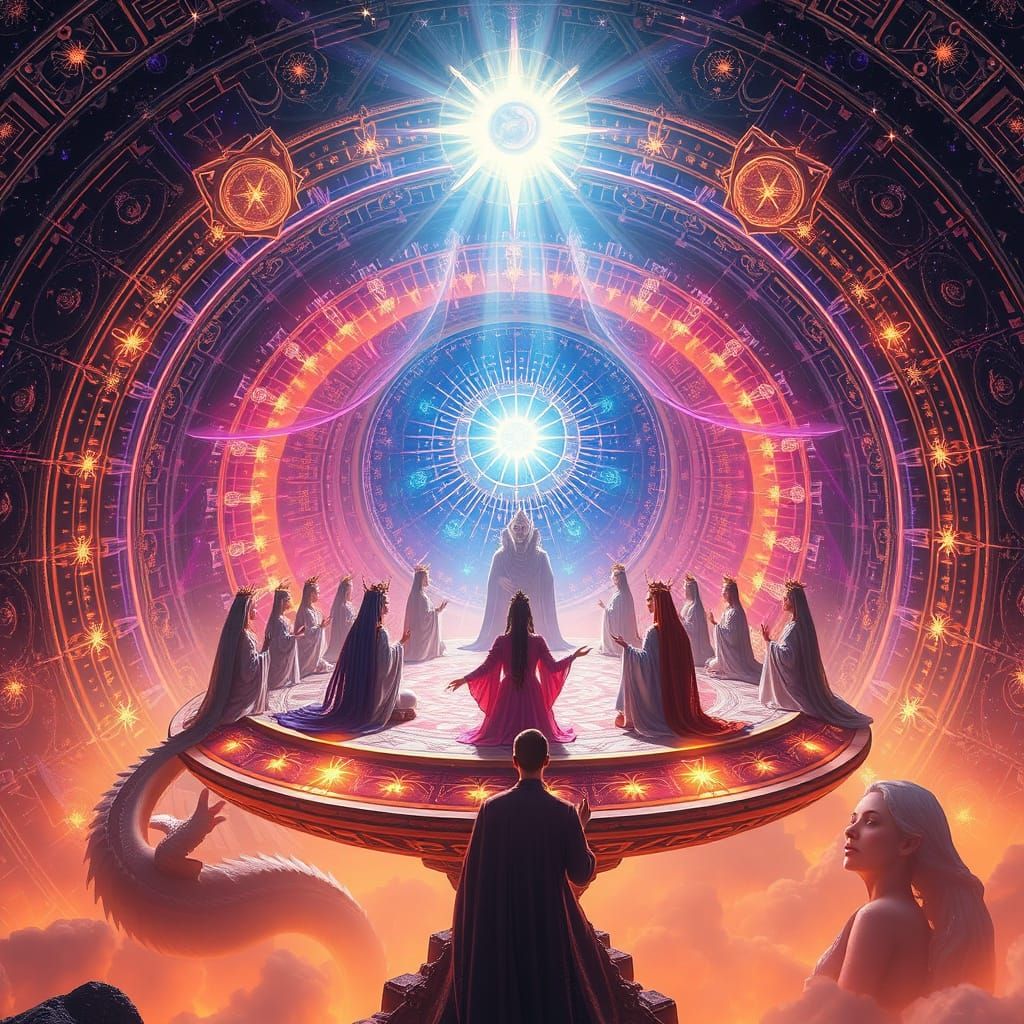 Arcturian Council in Crystalline Mothership Chamber
