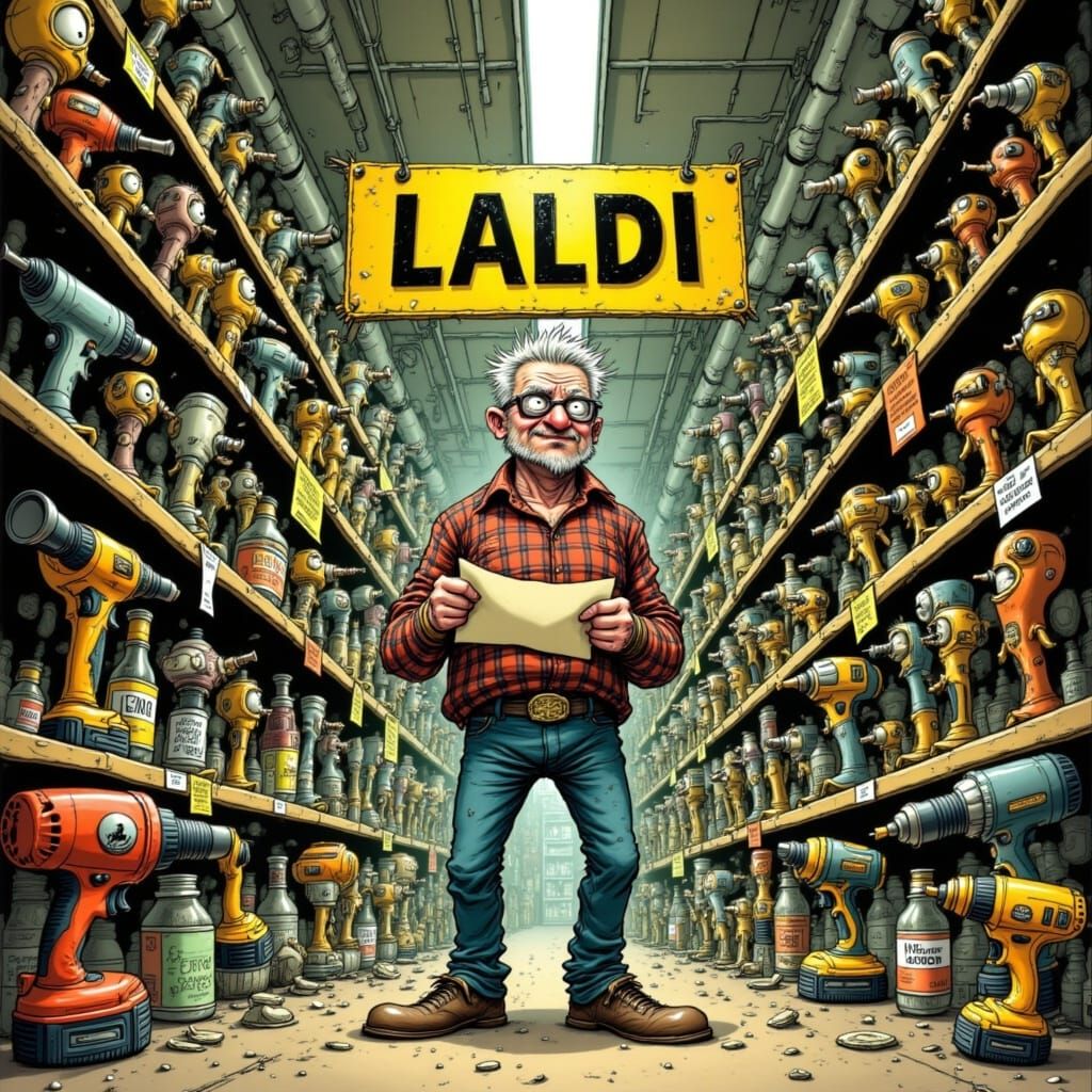 DIY Chaos in a Cluttered Supermarket