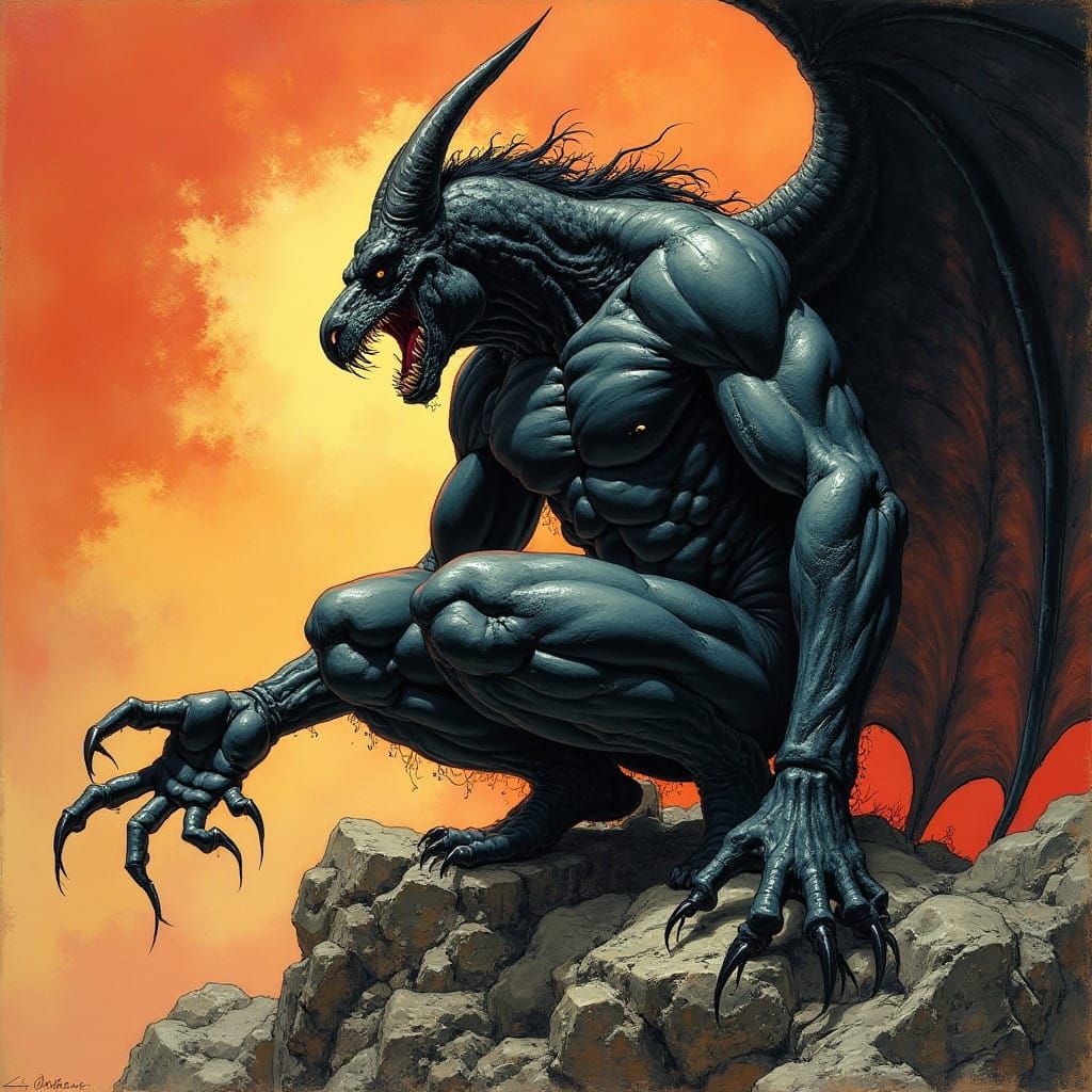 Savage Fantasy World in Dark Baroque Style