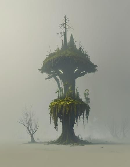 Stålenhag-Inspired Pixel Art Zombie in Post-Apocalyptic Fore...