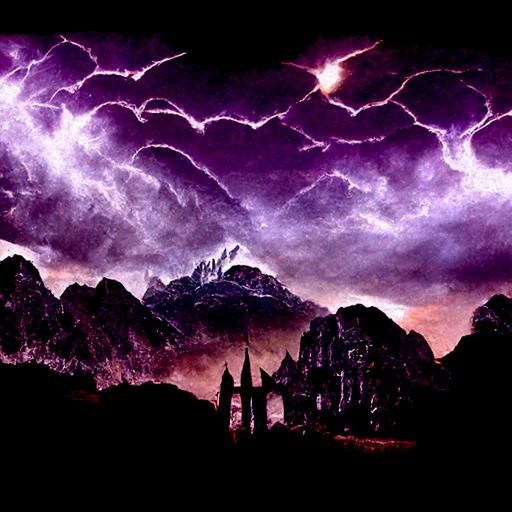 Epic Fantasy Power Metal Matte Painting