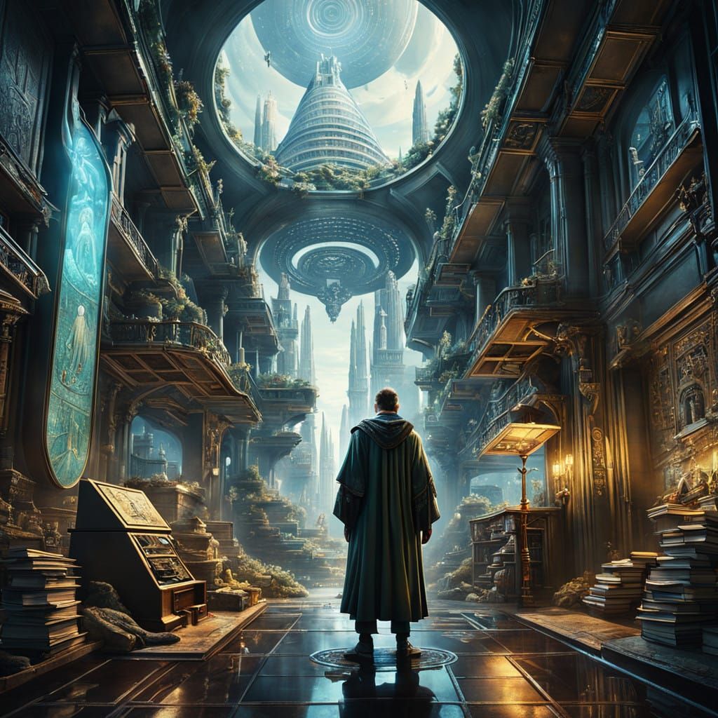 Medieval Freemason Sees Futuristic City in Vision