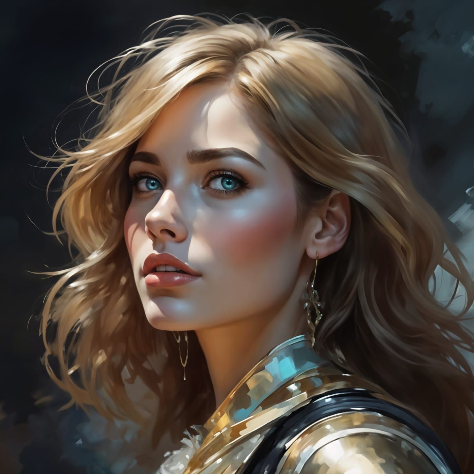 Expressive Portraits in Impasto Style