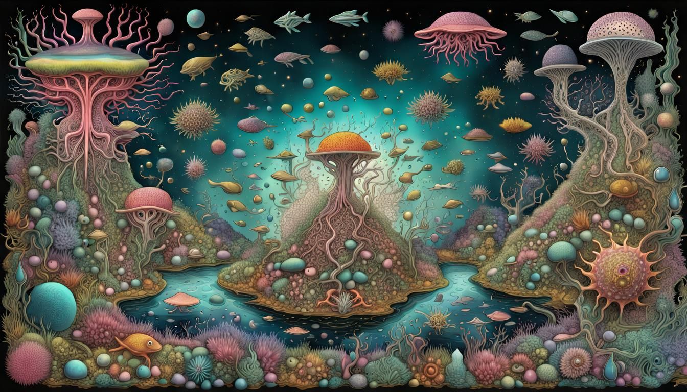 Aquatic oceanic microcosm