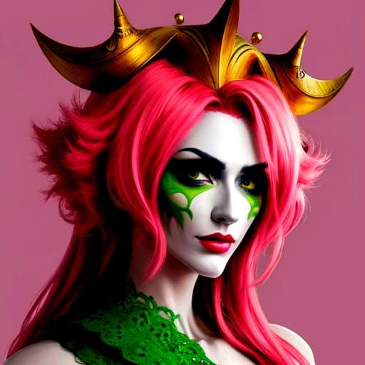 Mysterious Portrait of an Eccentric Figure